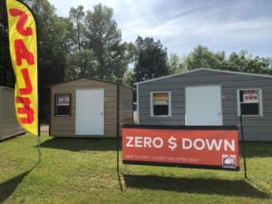 portable storage buildings for Sale and Rent to Own in Selma AL